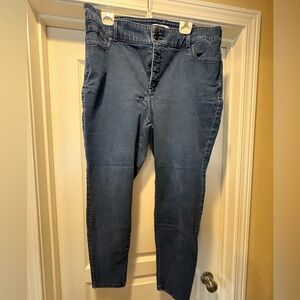 Lane Bryant Dark Blue Skinny Jeans